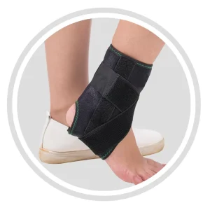 Adjustable Ankle Brace for Injury Recovery and Support