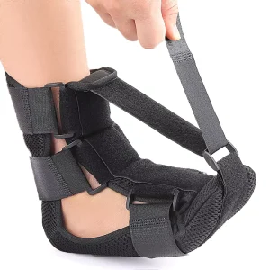 Adjustable Ankle Brace for Training Splint Plantar Fascia Orthotic Device Ankle Support for Protection & Foot Drop