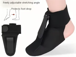 Adjustable Ankle Foot Support Brace for Foot Drop Correction Nighttime Stretching Orthosis S M L Sizes