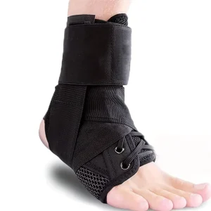 Adjustable Ankle Support Brace Elastic Ankle Guard for Ankle Foot Tendon Pain Basketball Volleyball Running & Sports Recovery