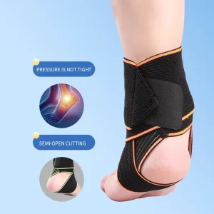 Adjustable Ankle Support Brace with Strap High Compression & Breathable Design for Unisex Use Protection Against Sprains