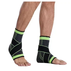 Adjustable Anti Slip Workout Fitness Sports Protector Compression Elastic Ankle Supports Sleeve Brace