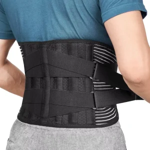 Adjustable Back Brace Lower Back Pain Relief Lumbar Waist Support Belt for Men and Women