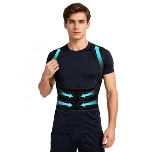 Adjustable Back Posture Corrector Men Women Breathable Mesh Back Support Brace Relieve Shoulder Neck Back Fatigue