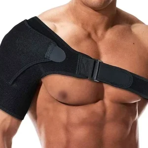 Adjustable Back Protective Gym Sports Fitness Injury Recovery Shoulder Support Brace Pad