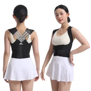 Adjustable Back Shoulder Straightener Full Back Support Belts Back Posture Corrector Support for Women Men
