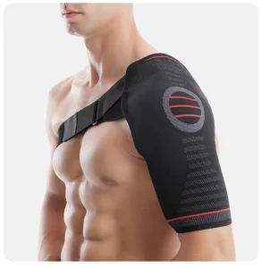 Adjustable Breathable Compression Shoulder Support Strap Polyester Soft Unisex Weightlifting Strength Training Sports Protective