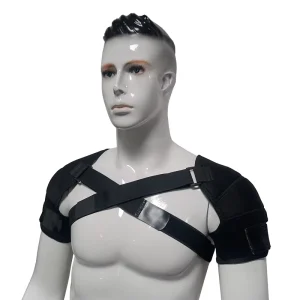 Adjustable Breathable Double Shoulder Support Women Men Shoulder Wrap Protector Shoulder Strap Brace for Injury