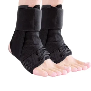 Adjustable Breathable Dual strap Compression Ankle Support Brace Ankle Brace Strap Ankle Stabilizer Guard Joint Stabilizer Guard