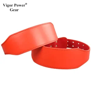 Adjustable Breathable Durable High Quality Leather Weightlifting Belt with PP Bag Back Support for Universal Use