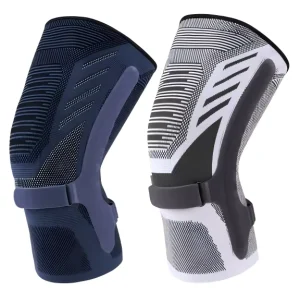 Adjustable Breathable Lightweight Nylon Neoprene Knee Brace for Joint Support Patella Stabilizer for Cycling Sports Injury