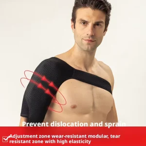 Adjustable Breathable Neoprene Quick Dry Rotator Cuff Shoulder Support Brace Sleeve for Recovery