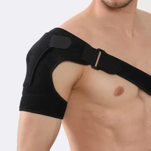 Adjustable Breathable Neoprene Shoulder Protection Pad and Protector Strap for Both Right and Left Shoulder Unisex