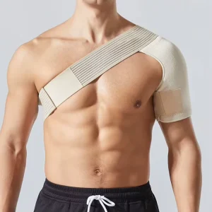 Adjustable Breathable Neoprene Shoulder Support Brace for Protection and Recovery