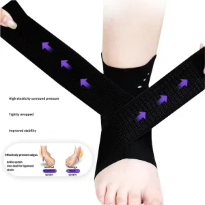 Adjustable Compression Ankle Support for Running Basketball Ultra Thin Breathable Ankle Brace for Sports Injury Recovery