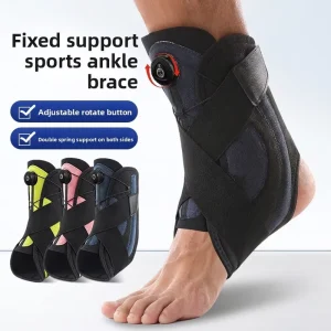 Adjustable Compression Knob Ankle Support Stabilizer Sport Football Basketball Ankle Guard Fracture Ankle Sprain Splint Brace