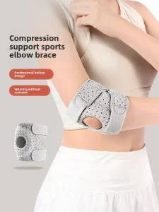 Adjustable Compressive Elbow Support Neoprene Anti-Slip Soft Breathable Elbow Sleeve Protector Training Fixing Joints Elbow