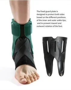 Adjustable Drop Foot Brace Ankle Brace for Sprained Ankle Support with Side Stabilizers Recovery Tendonitis