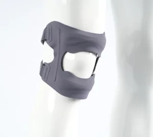 Adjustable Dual Patellar Knee Support Brace with Silicone Pads and Side Stabilizers for Sports Injury Protection