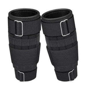 Adjustable Durable Steel Plate Ankle and Wrist Weights Leg Strength Training Weighted Equipment with Comfortable Leg Strap
