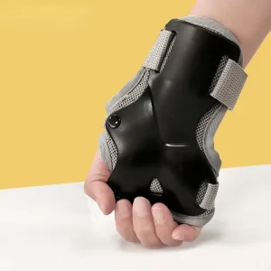 Adjustable Durable Wrist Guard for Skateboarding Roller Skating Skiing Scooter Polyester & EVA Material Kids Adults