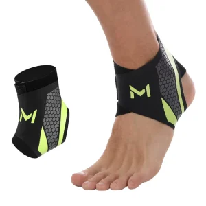 Adjustable Elastic Ankle Brace Breathable Compression Sleeve for Basketball Running Sports Recovery & Arch Support Men&Women