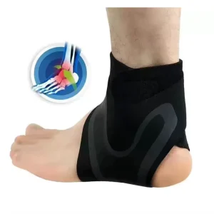 Adjustable Elastic Ankle Brace Wrap Compression Support Strap Ankle Support for Basketball Football Running