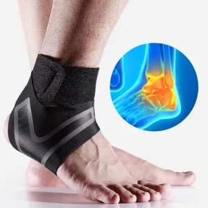 Adjustable Elastic Ankle Support Brace Breathable Compression Sleeve for Pain Relief Recovery Anti Sprain Arch Support