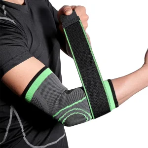 Adjustable Elastic Arm Compression Sleeve Gym Elbow Protector Knee Elbow Pads Wraps Adjustable Protection