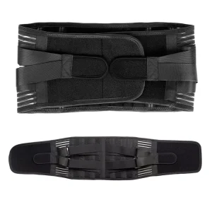 Adjustable Elastic Breathable Lumbar Support Waist Brace Compression Back Braces Back Support Belt for Pain Relief