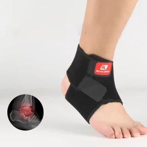 Adjustable Elastic Compression Ankle Support Brace Sports Running Bandage Wrap Guard Breathable Professional Protection Spandex