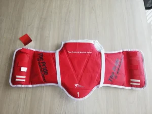 Adjustable Fit PU Material Taekwondo Chest Guard Armor for MMA Karate & Boxing Training