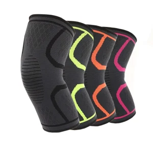 Adjustable Fitness Sport Gear Basketball Knee Sleeve Knee Brace Knee Bandage Compression Anticollision