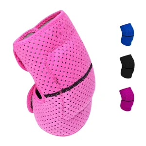Adjustable Flexible Black White Compression Sports Knee Pad Elastic Orthopedic Nylon Rubber Spandex Brace Protection
