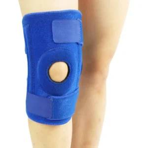 Adjustable Flexible Blue Neoprene Knee Wrap Knee Support Knee Protectors KN-054