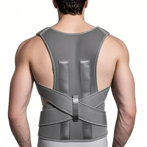 Adjustable Fully Back Lumbar Support Improve Back Support Belt Posture Corrector for Men and Women