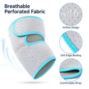 Adjustable Gel Elbow Support Sleeve for Cold Warm Use Fitness Tennis and Daily Activities