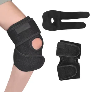 Adjustable Gym Weightlifting Neoprene Tennis Baseball Cycling Arm Elbow Brace Pad Sleeves Support Wraps Guard Protector Strap