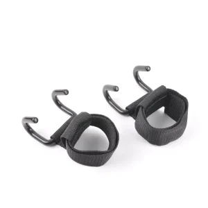 Adjustable Heavy Duty Weight Lifting Hooks Unisex Gym Lifting Hooks with Padded for Pull Ups Deadlift