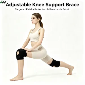 Adjustable Hinged Neoprene Knee Brace Side Stabilizers for Meniscus Tear Pain Relief Injury Recovery Professional Protection