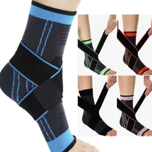 Adjustable Knee Pads Nylon Ankle Brace Comprehensive Protection For Running Basketball Ankle Sprain