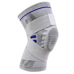 Adjustable Knitted Breathable Knee Support Compression Knee Sleeves Patella Gel Pad Side Stabilizers Protection