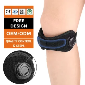Adjustable Knob Meniscus Knee Protector Sports Compression Patella Band Knee Protector Patella Knee Strap Belt