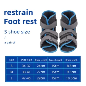 Adjustable Lightweight Foot Drop Brace Breathable Orthotics Rehabilitation Mobility Support Clinically Applied Ankle Foot Fixer