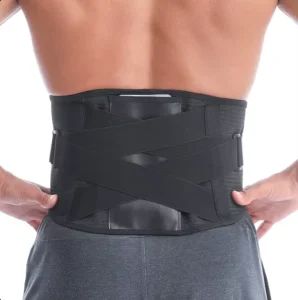 Adjustable Lower Back Support Removable Lumbar Pad Back Brace Support Belt for Back Pain