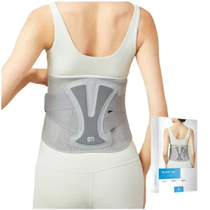 Adjustable Lumbar Support Belt Breathable Orthopedic Back Brace for Lower Back Pain Relief & Posture Correction