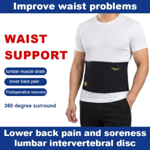 Adjustable Lumbar Support Belt Classic Style Decompression for Lower Back Pain Relief Gym & Sports Protection