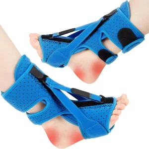 Adjustable Medical Ankle Splint Plantar Fasciitis Foot Drop Orthosis Brace for Heel Pain Relief Rehabilitation