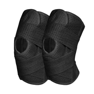 Adjustable Meniscus Knee Protector Orthopedic Knee Joint Support Belt Knee Brace Protector Nylon Fabric with High Elasticity