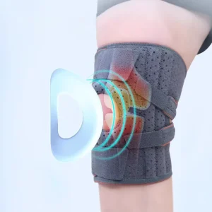 Adjustable Neoprene Knee Support with 4 Spring Stabilizer Patella Hole KneePad Brace Sports Elbow Knee Protector